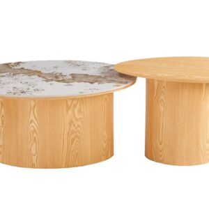 Wohnli Möbelsuche - Set aus 2 Couchtischen im nordischen Stil