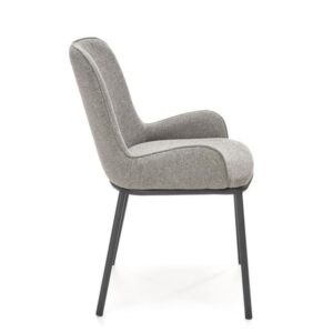 wohnli-moebel-suche-M26094758-1 Esszimmerstuhl aus grauem Stoff 60x83x54cm Stoff Grau MSO Möbel Esszimmermöbel Stühle