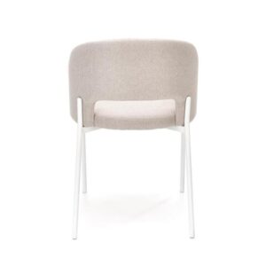 wohnli-moebel-suche-M26094769-1 Designerstuhl aus beigem Stoff 57x77x51cm Stoff Beige MSO Möbel Esszimmermöbel Stühle