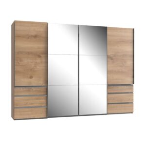 wohnli-moebel-suche-M26096508 Wohnli Möbelsuche - Schwebetürenschrank Level aus Holz 300x65x216cm
