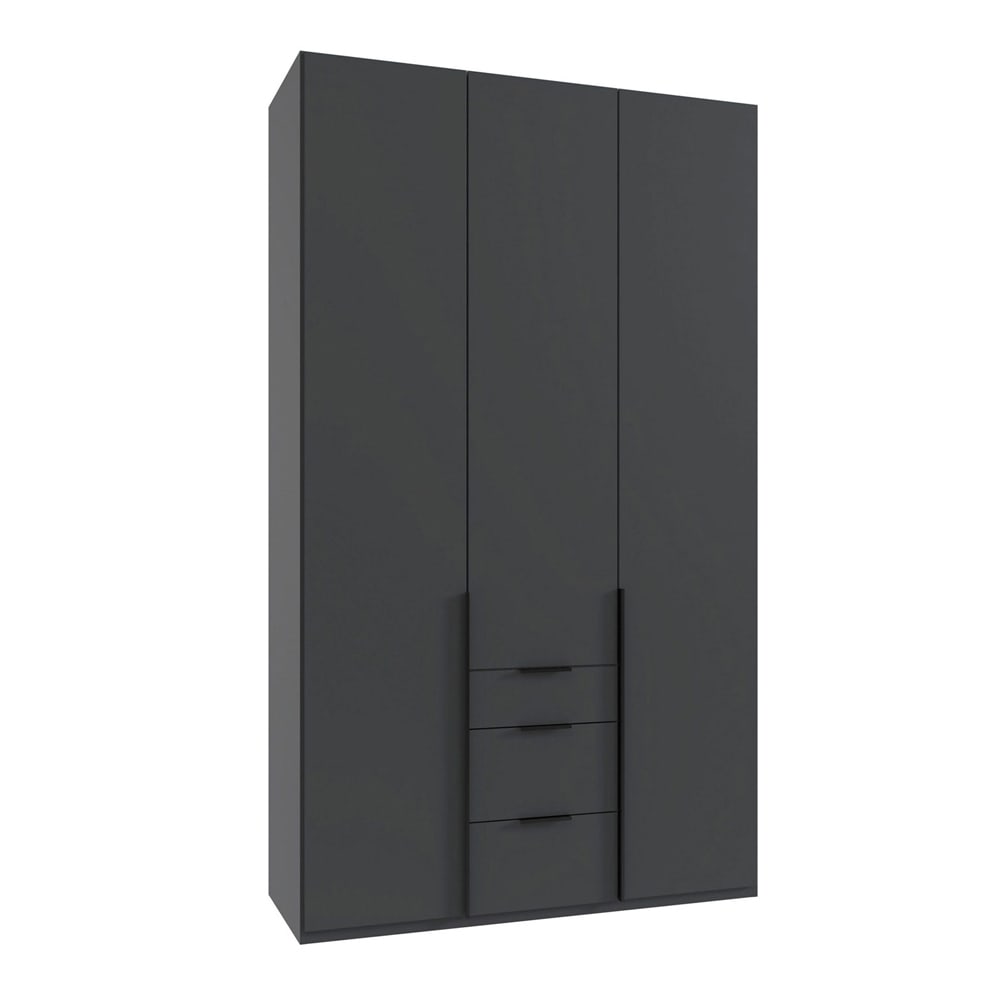 wohnli-moebel-suche-M26096534 Wohnli Möbelsuche - Kleiderschrank Mugano mit Türen 135x58x236cm graphit