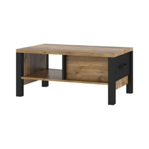 wohnli-moebel-suche-M26096569 Wohnli Möbelsuche - Couchtisch mit Schublade 90x56x42cm; Appenzeller Fichte - schwarz