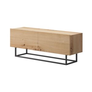 Wohnli Möbelsuche - Lowboard Enjoy mit Klappen 120x37x47cm Eiche Artisan