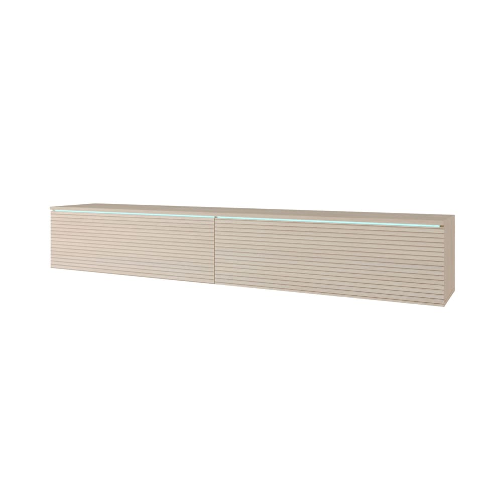 wohnli-moebel-suche-M26096671 Wohnli Möbelsuche - Lowboard D mit Klappen 180x33x30cm Gaia Oak Lamellen