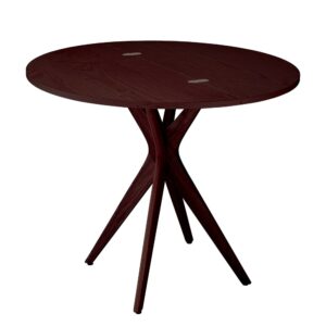 wohnli-moebel-suche-M26097608-1 Halbrunder ausziehbarer Esstisch 90 cm Jubi Walnuss 45x75x90cm Holz Braun Ragaba Möbel Esszimmermöbel Esstische