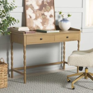 wohnli-moebel-suche-M26098326-1 Schreibtisch aus holz wüstenbraun 48x86x119cm Holz Braun Safavieh Möbel Büromöbel Schreibtische