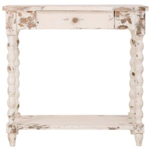 wohnli-moebel-suche-M26098607-1 Flurkommode aus Holz 80x40x80h cm Weiß 80x80x40cm Spanplatte Weiß Wanderlust deco Möbel Flurmöbel Dielenbänke