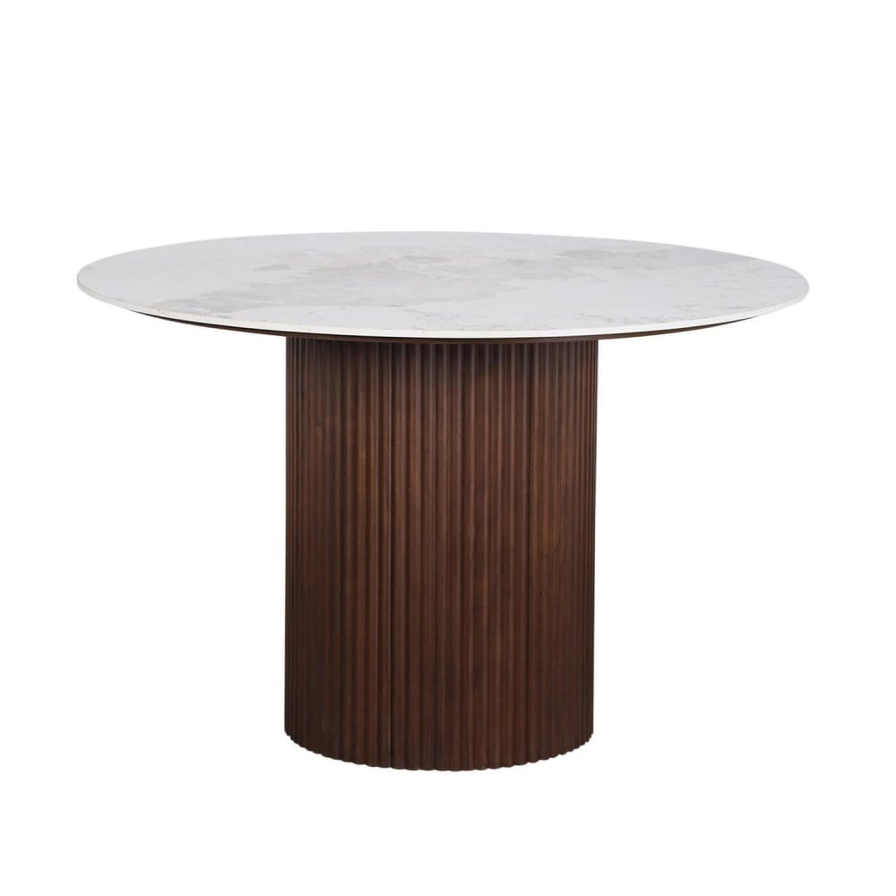 wohnli-moebel-suche-M26098645 Wohnli Möbelsuche - Esstisch Urban Chique Ø120cm mit Keramikplatte in Marmoroptik