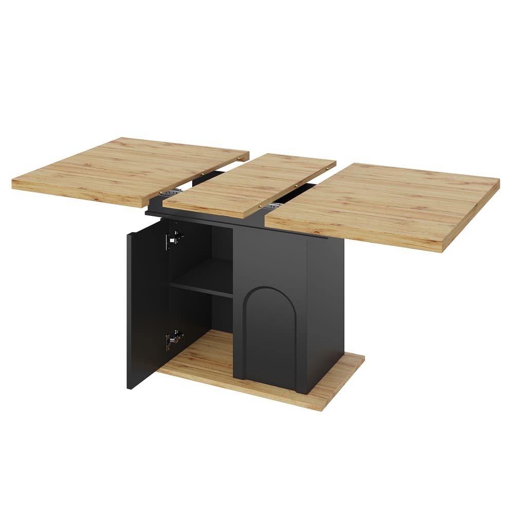 wohnli-moebel-suche-M26099574 Wohnli Möbelsuche - Esstisch aus MDF ausziehbar mit Stauraum 110/140x80x76 cm
