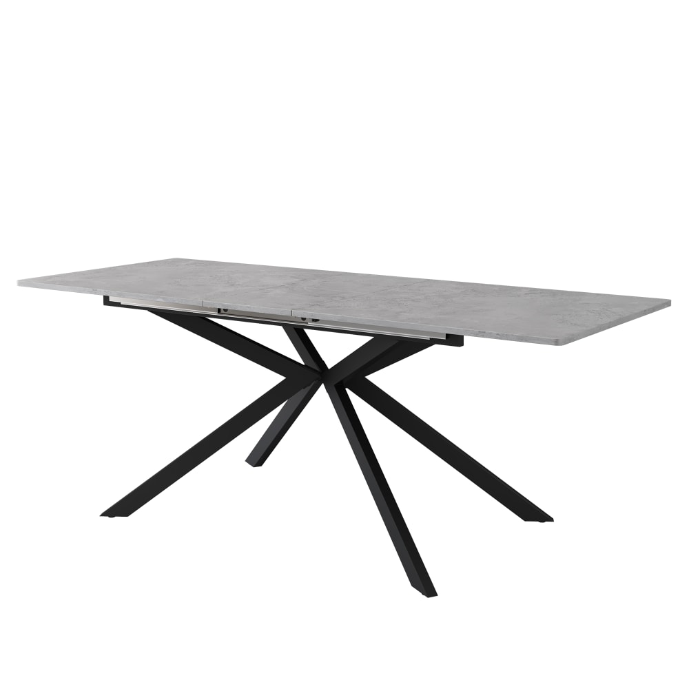 Wohnli Möbelsuche - Esstisch ausziehbar mit Kreuzbein 150/180x70x76 cm