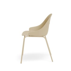 wohnli-moebel-suche-M26099696-1 Esszimmerstuhl aus Polypropylen in Beige mit Armlehnen 51x82x52cm PP - Polypropylen Beige Koketto Home Möbel Esszimmermöbel Stühle
