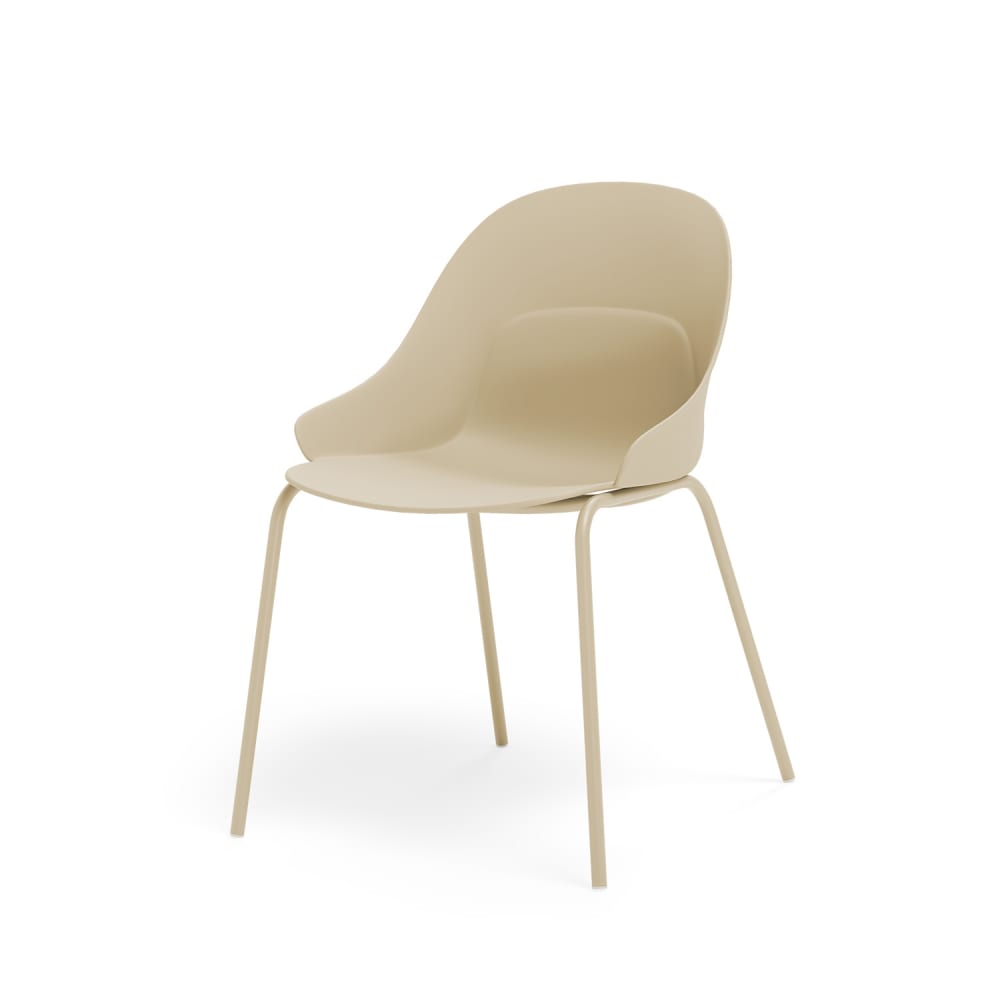 wohnli-moebel-suche-M26099696 Wohnli Möbelsuche - Esszimmerstuhl aus Polypropylen in Beige mit Armlehnen