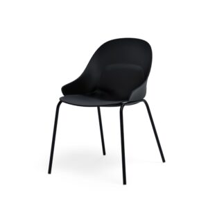 wohnli-moebel-suche-M26099712 Wohnli Möbelsuche - Esszimmerstuhl aus Polypropylen in Schwarz mit Armlehnen