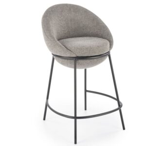 Wohnli Möbelsuche - Designer-Barhocker aus grauem Stoff
