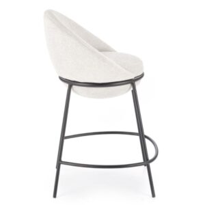wohnli-moebel-suche-M26099843-1 Designer-Barhocker aus beigem Stoff 57x90x53cm Stoff Beige MSO Möbel Wohnzimmermöbel Hocker