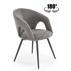 wohnli-moebel-suche-M26099916 Wohnli Möbelsuche - Drehstuhl aus grauem Designerstoff
