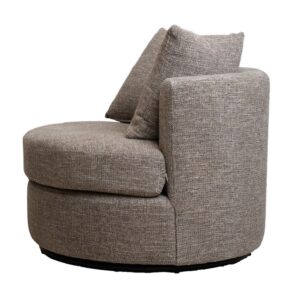 wohnli-moebel-suche-M26100014 Wohnli Möbelsuche - Drehsessel taupe aus Chenille-Stoff 93x88x84cm