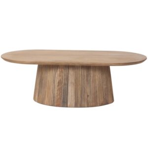 wohnli-moebel-suche-M26100021 Wohnli Möbelsuche - Couchtisch Oval Natur Holz 140x70x38cm - Salvador