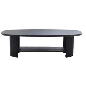 wohnli-moebel-suche-M26100066 Wohnli Möbelsuche - Couchtisch Oval Schwarz Holz 130x70x38cm