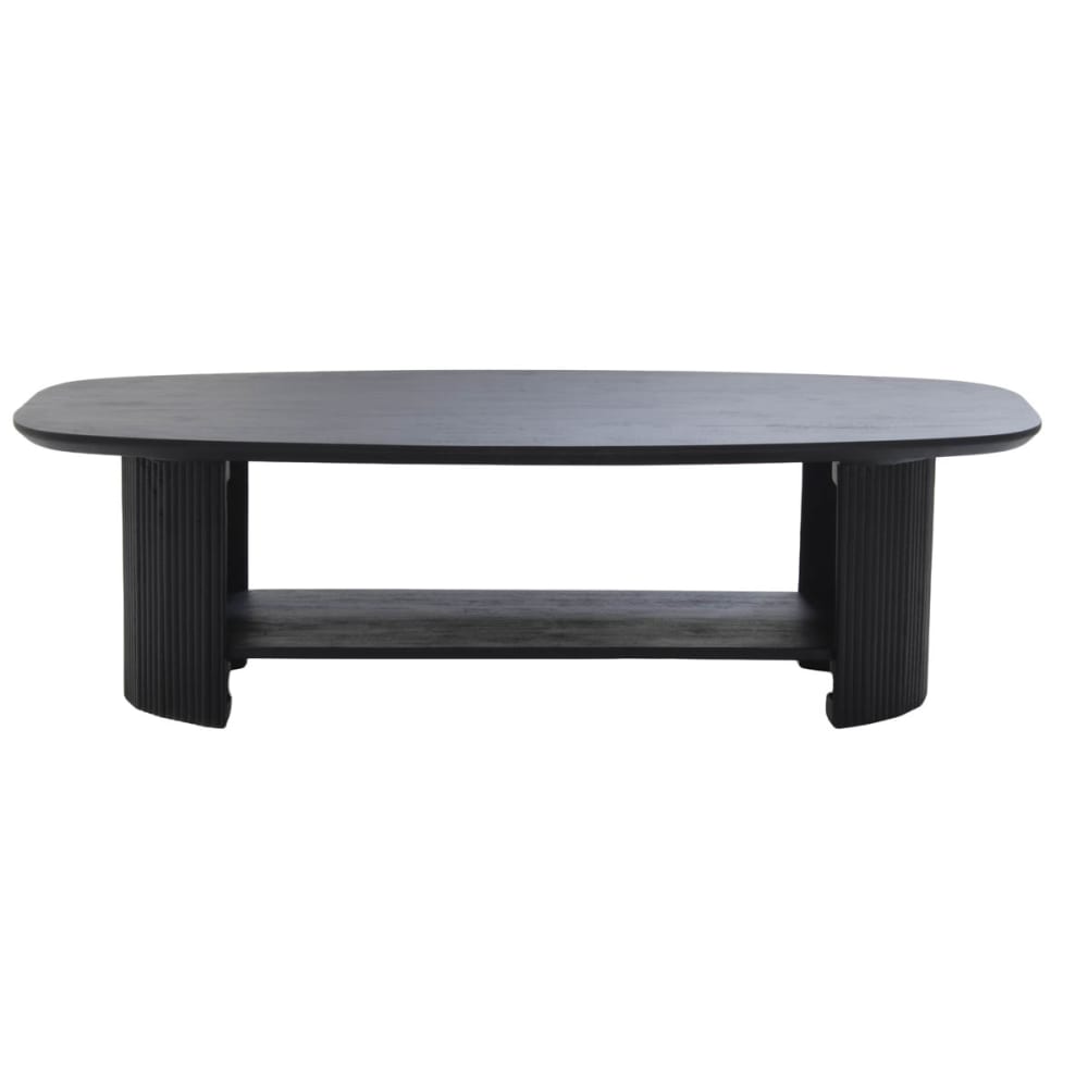 wohnli-moebel-suche-M26100066 Wohnli Möbelsuche - Couchtisch Oval Schwarz Holz 130x70x38cm