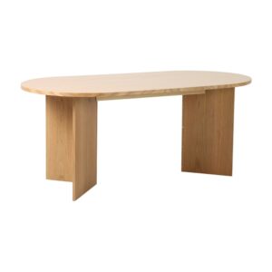 wohnli-moebel-suche-M26100512 Wohnli Möbelsuche - Ovaler Esstisch aus Eichenfurnier 180x90cm
