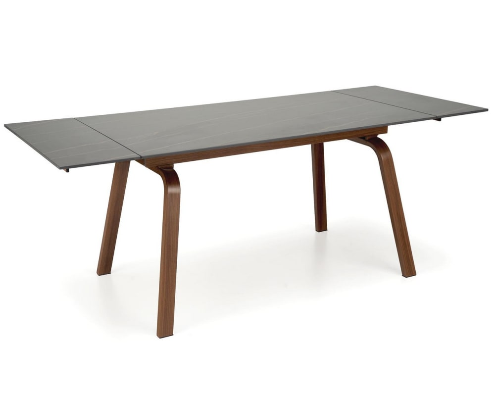 wohnli-moebel-suche-M26100594 Wohnli Möbelsuche - Ausziehbarer Tisch in schwarzer Marmoroptik