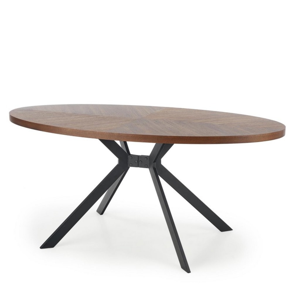 wohnli-moebel-suche-M26100646 Wohnli Möbelsuche - Esszimmertisch mit furnierter Platte und Metallgestell