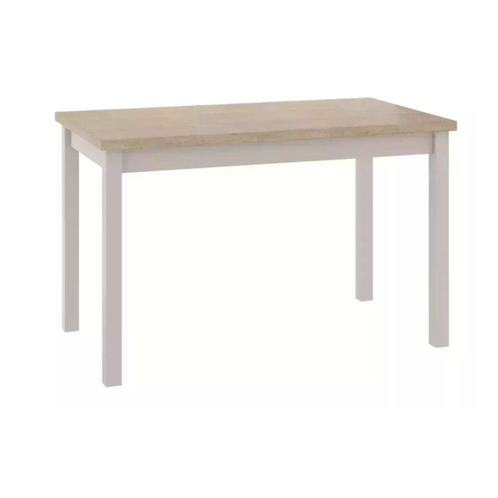 wohnli-moebel-suche-M26100648 Wohnli Möbelsuche - Fester Esstisch Eiche/Creme rechteckig 120 x 68 cm