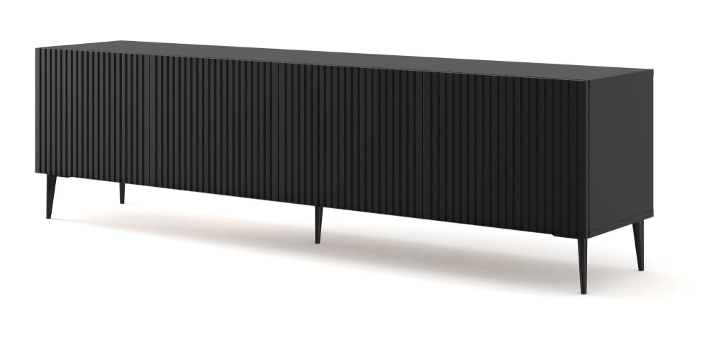 Wohnli Möbelsuche - TV-Lowboard Schwarz 200 x 42 x 56 cm