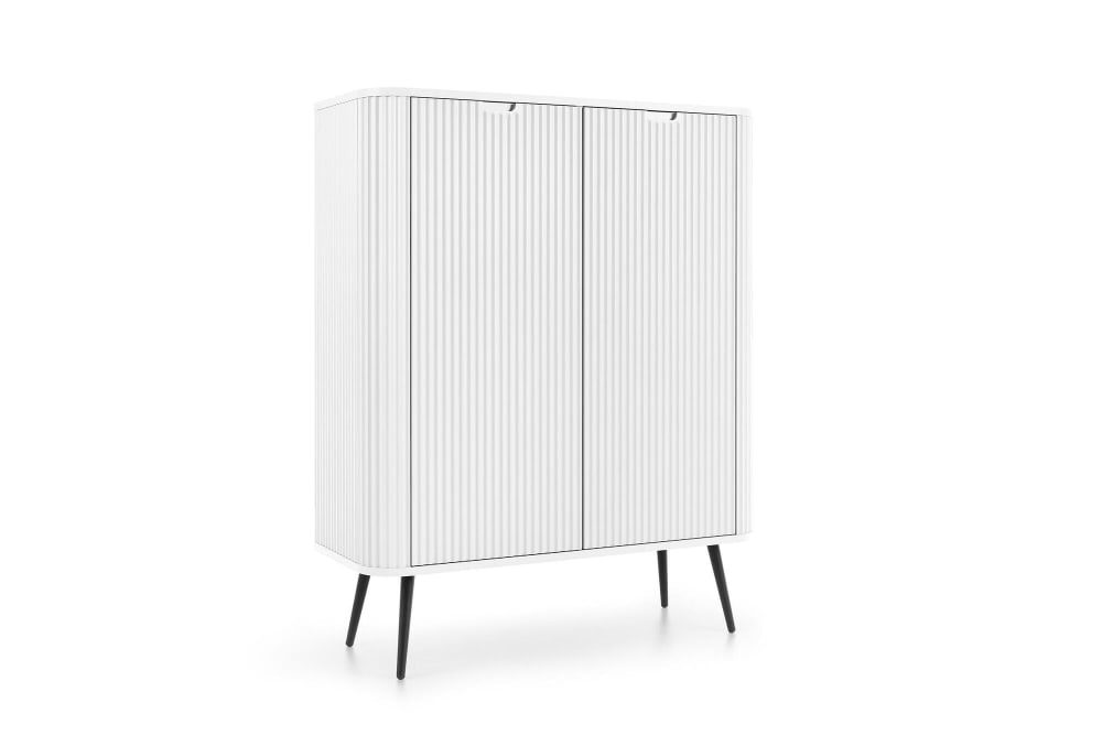 Wohnli Möbelsuche - Sideboard Weiß Schwarz 103 x 39 x 129 cm