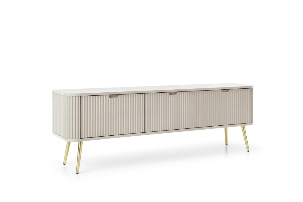 Wohnli Möbelsuche - TV-Lowboard Beige Gold 168 x 39 x 57 cm