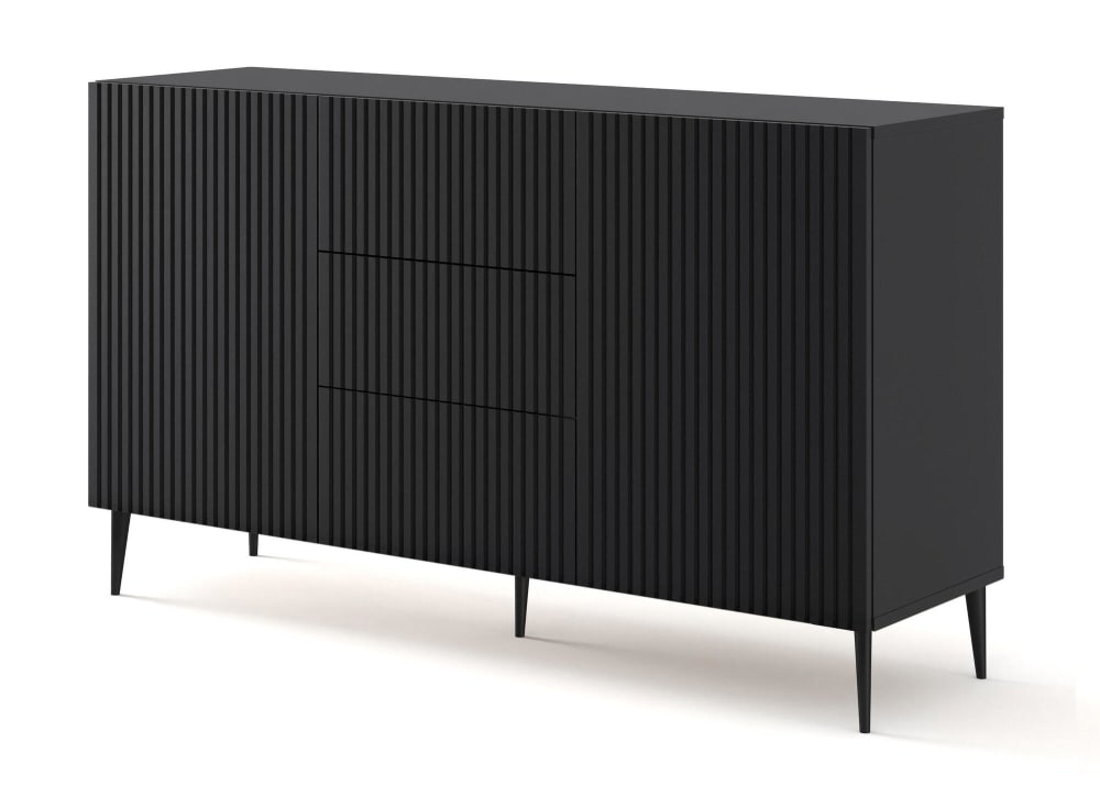 Wohnli Möbelsuche - Sideboard Schwarz 150 x 42 x 87 cm
