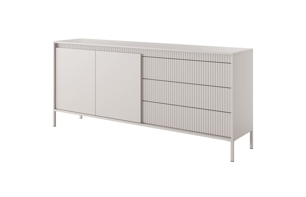 Wohnli Möbelsuche - Sideboard Weiß 187 x 39 x 81 cm