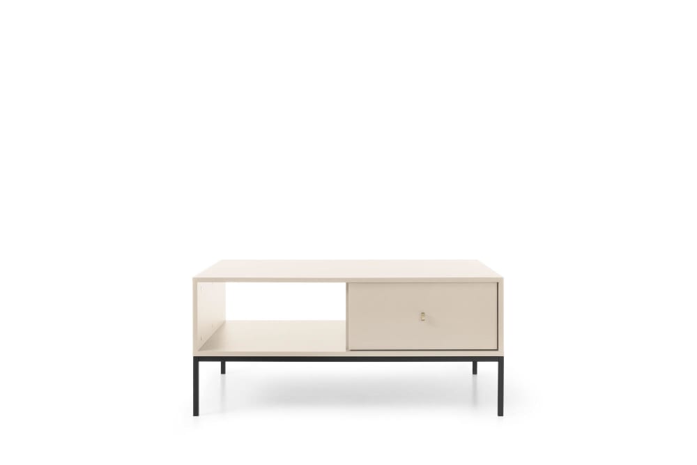 Couchtisch Beige 104 x 68 x 46 cm 68x46x104cm Spanplatte Beige Furnlux Möbel Wohnzimmermöbel Couchtische
