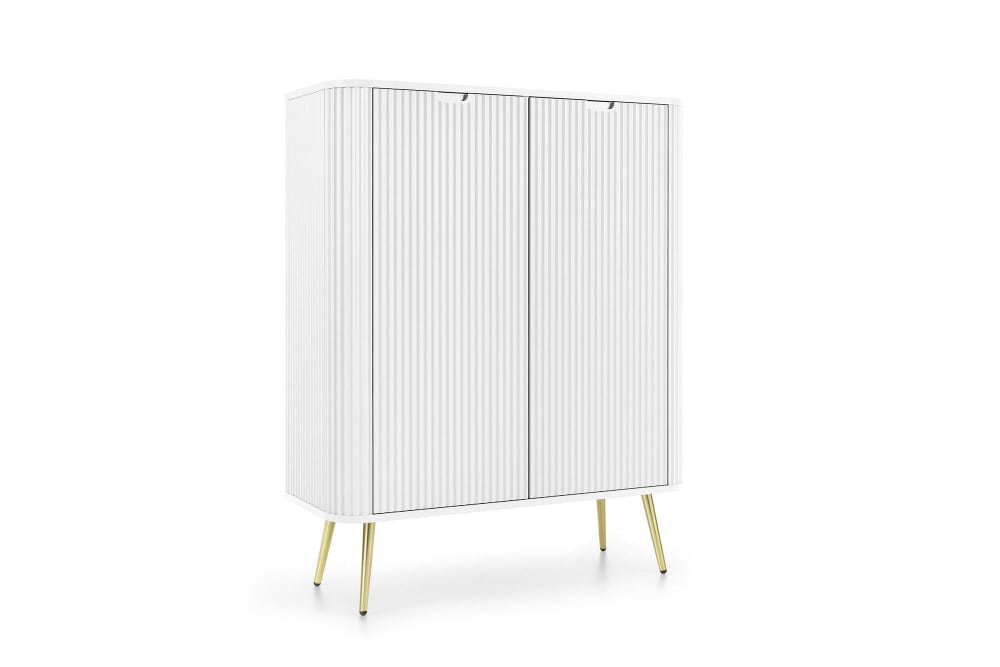 Wohnli Möbelsuche - Sideboard Weiß Gold 103 x 39 x 129 cm