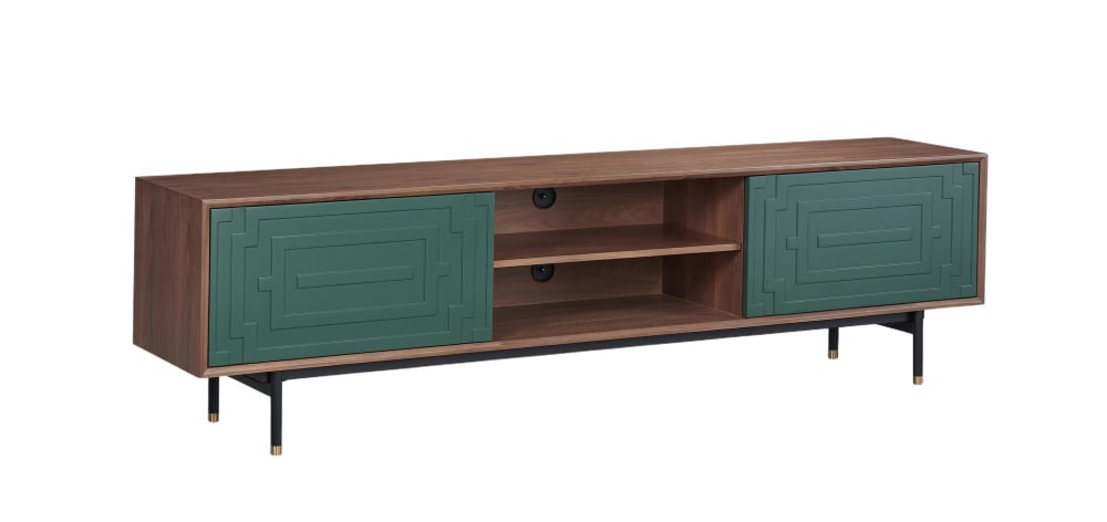 Wohnli Möbelsuche - TV-Lowboard Walnuss 200 x 40 x 55 cm