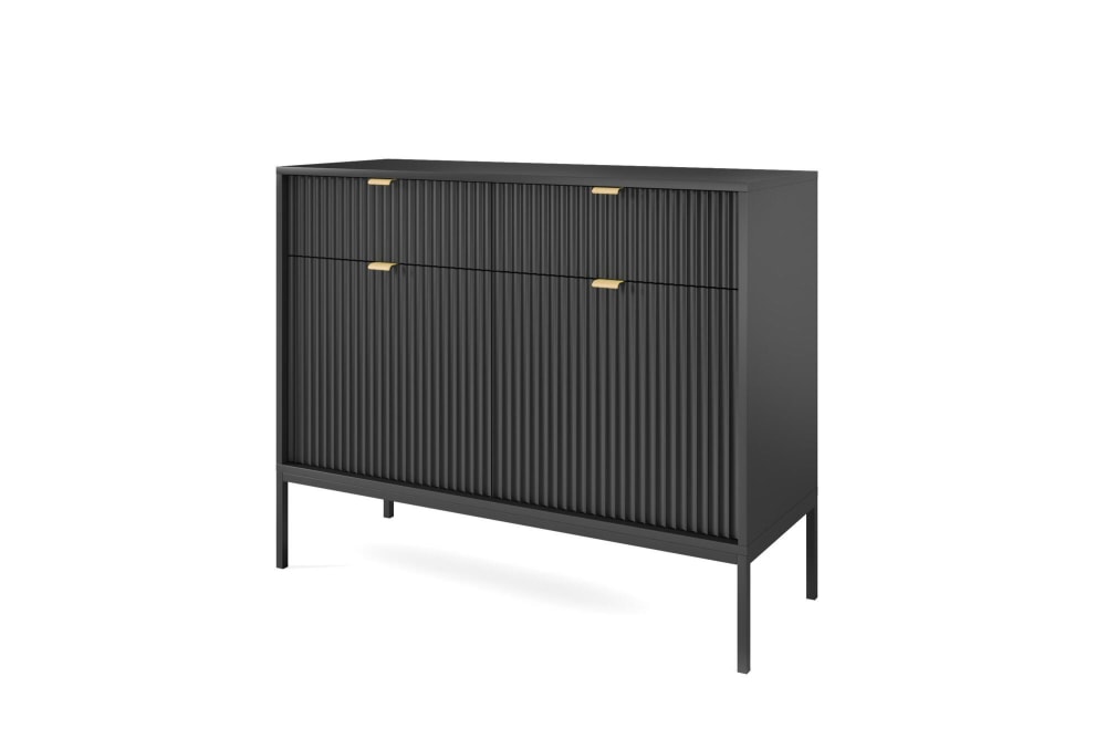 Wohnli Möbelsuche - Sideboard Schwarz 104 x 39 x 83 cm