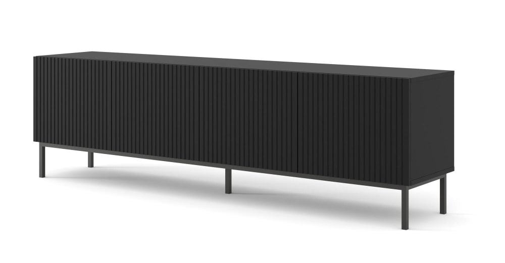 Wohnli Möbelsuche - TV-Lowboard Schwarz 200 x 42 x 58 cm