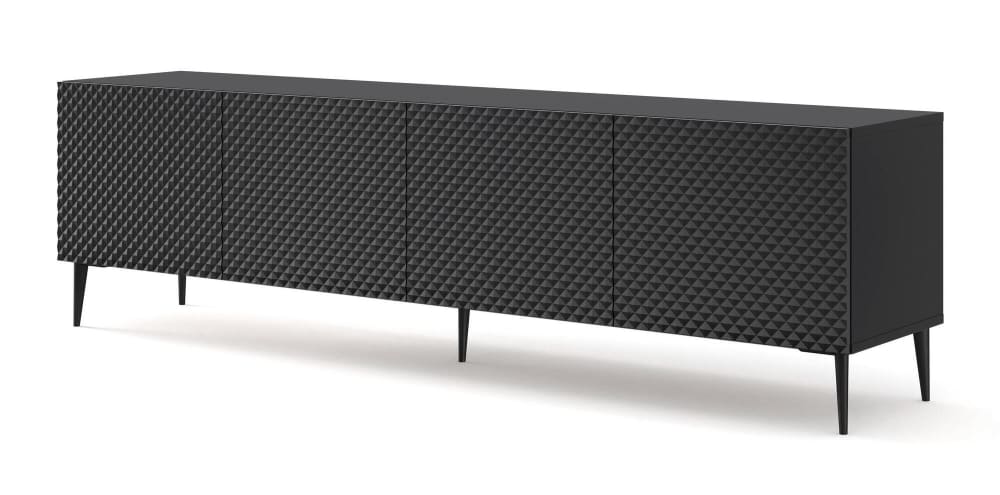 Wohnli Möbelsuche - TV-Lowboard Schwarz 200 x 42 x 56 cm