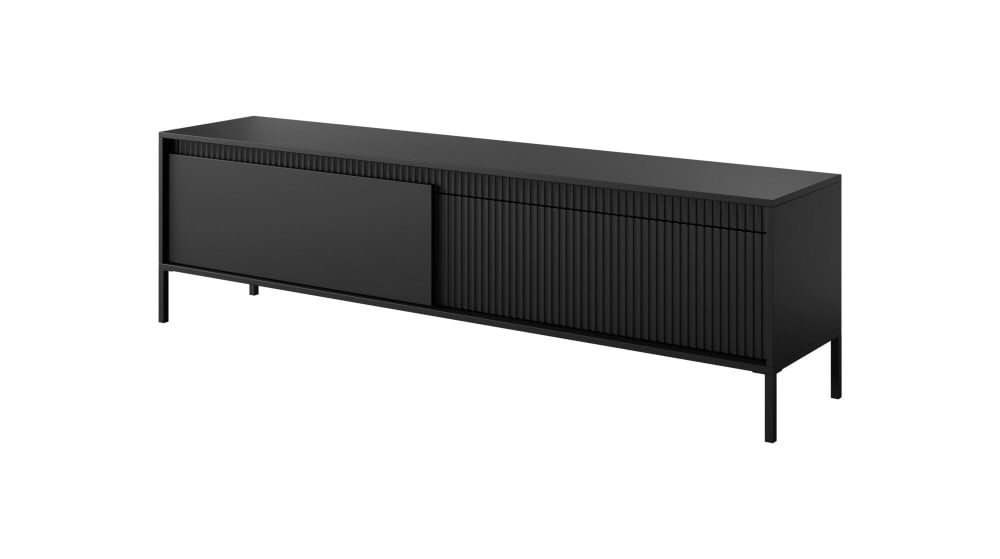 Wohnli Möbelsuche - TV-Lowboard Schwarz 187 x 39 x 53 cm