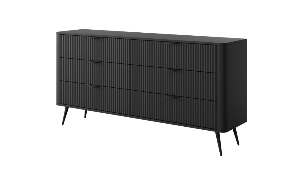 wohnli-moebel-suche-M26104364 Wohnli Möbelsuche - Kommode Schwarz 163 x 38 x 81 cm