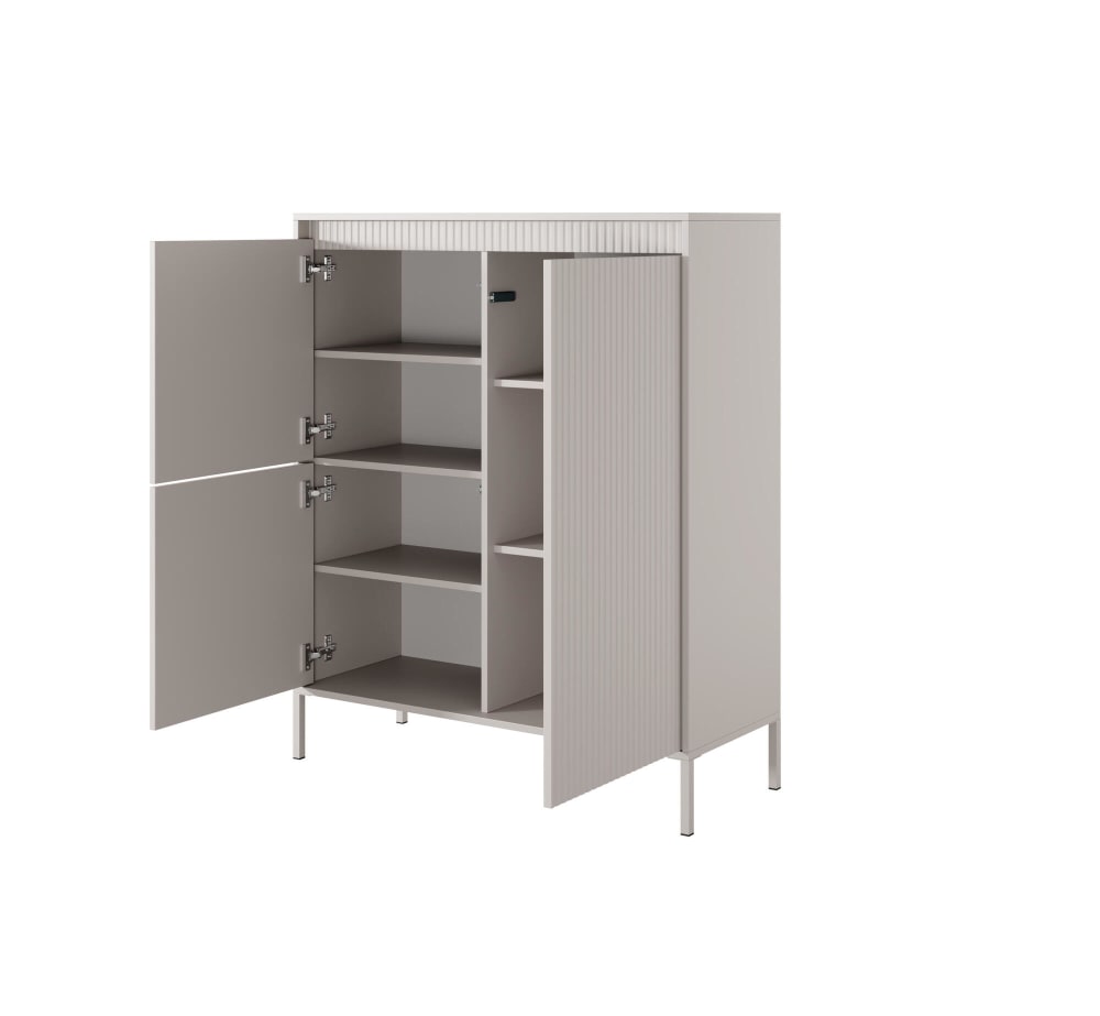 Sideboard Weiß 103 x 39 x 123 cm 39x123x103cm Spanplatte Weiß Furnlux Möbel Esszimmermöbel Sideboards, Highboards & niedrige Anrichten