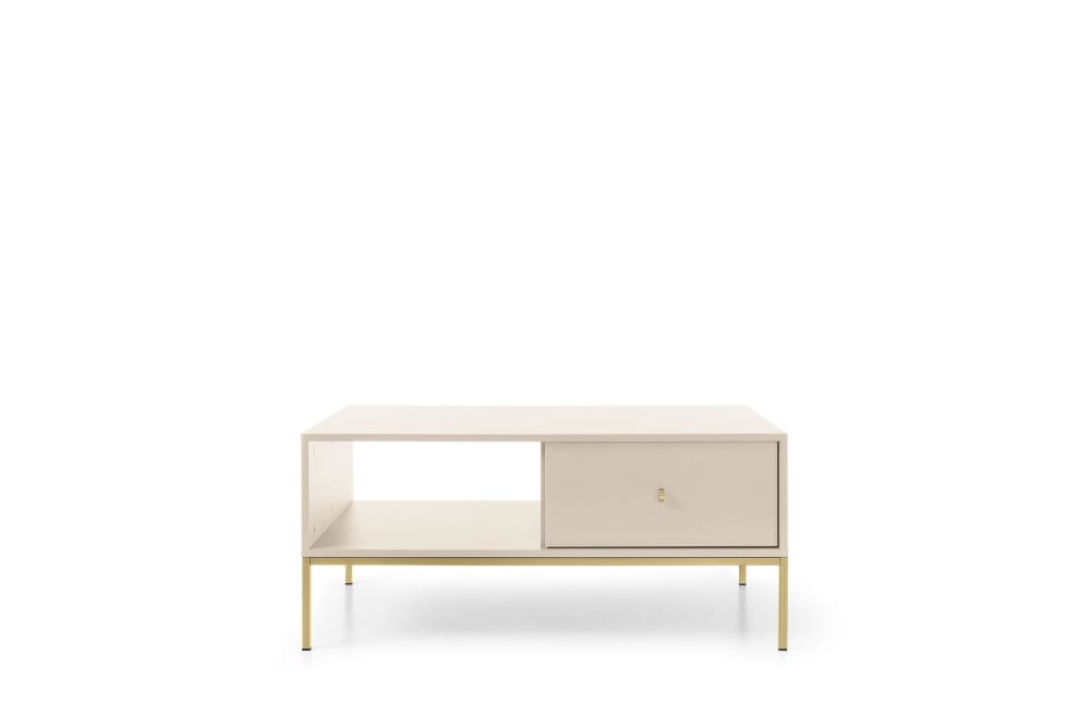 Couchtisch Beige 104 x 68 x 46 cm 68x46x104cm Spanplatte Beige Furnlux Möbel Wohnzimmermöbel Couchtische