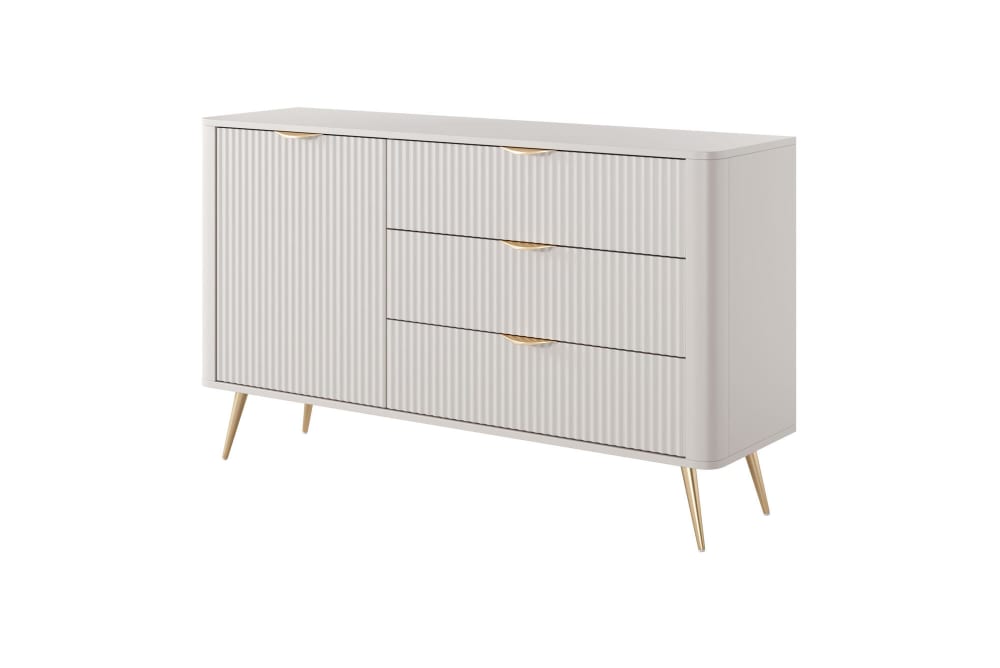 Wohnli Möbelsuche - Sideboard Weiß 138 x 38 x 81 cm