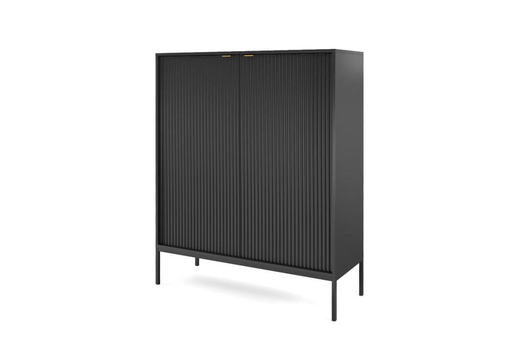 Wohnli Möbelsuche - Sideboard Schwarz 104 x 39 x 125 cm