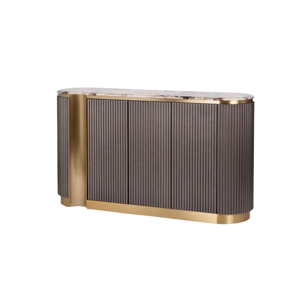 Wohnli Möbelsuche - Sideboard Dunkelgrau 158 x 40 x 88 cm