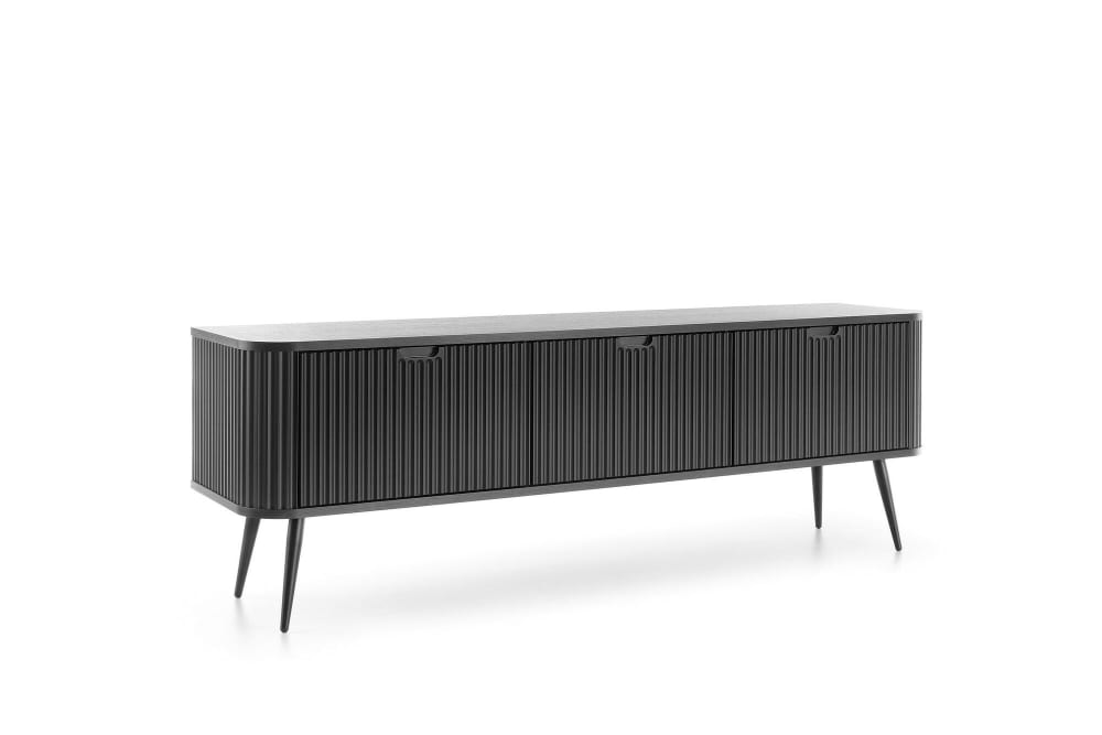 Wohnli Möbelsuche - TV-Lowboard Schwarz 168 x 39 x 57 cm