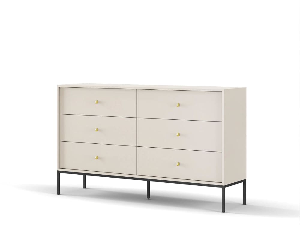 Wohnli Möbelsuche - Kommode Beige 154 x 39 x 91 cm
