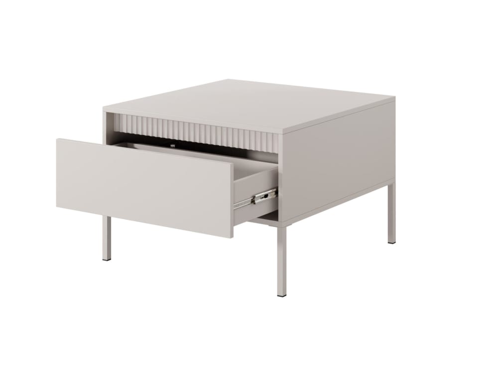 Couchtisch Weiß 68 x 68 x 48 cm 68x48x68cm Spanplatte Weiß Furnlux Möbel Wohnzimmermöbel Couchtische