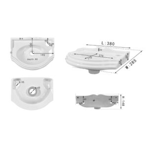 wohnli-moebel-suche-M26104772-1 Brunnen Weiß Keramik H15xB28xL37cm 37x15x28cm Keramik Weiß Differnz Möbel Badezimmermöbel Waschbecken